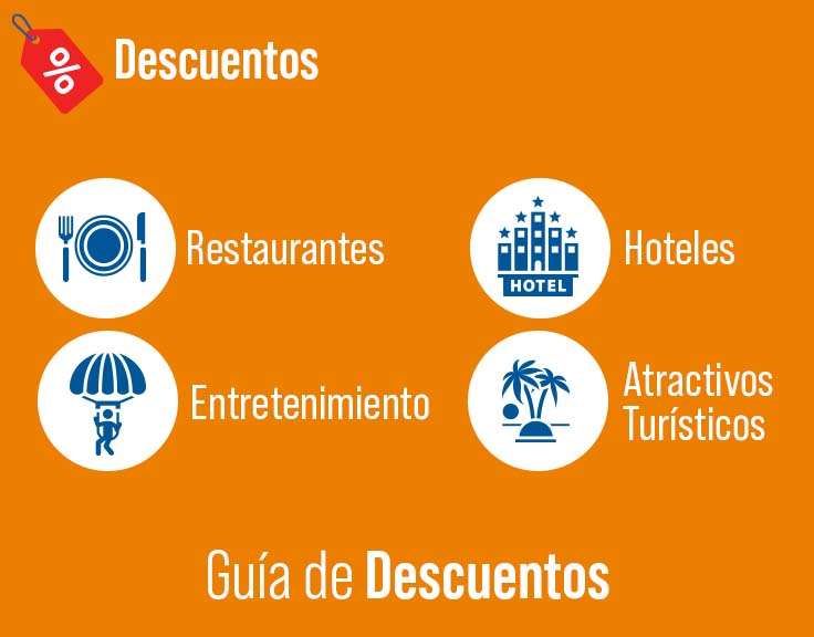 Al viajar en Costaline obtienes descuentos en hoteles y restaurantes